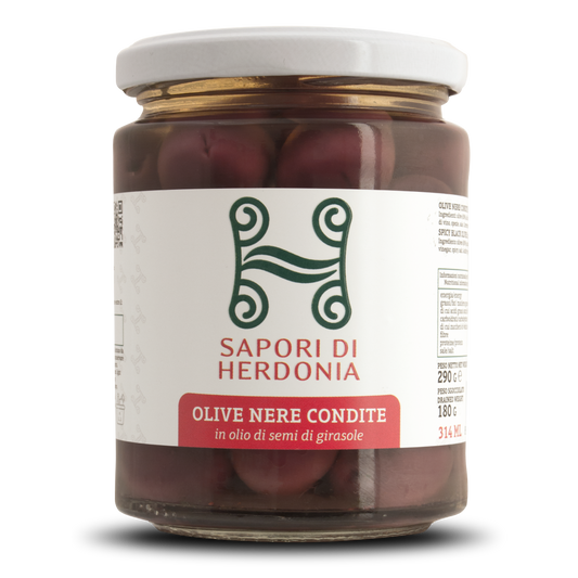 Olive nere condite