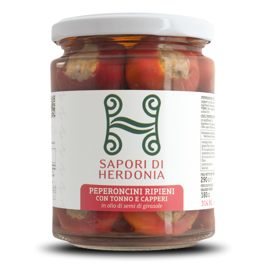 Peperoncini ripieni Tonno e Capperi